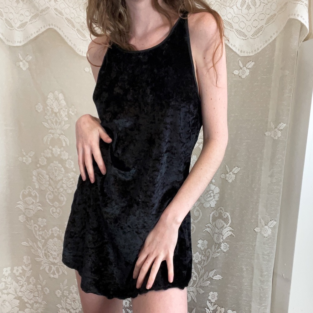 80s Velvet Slip Dress